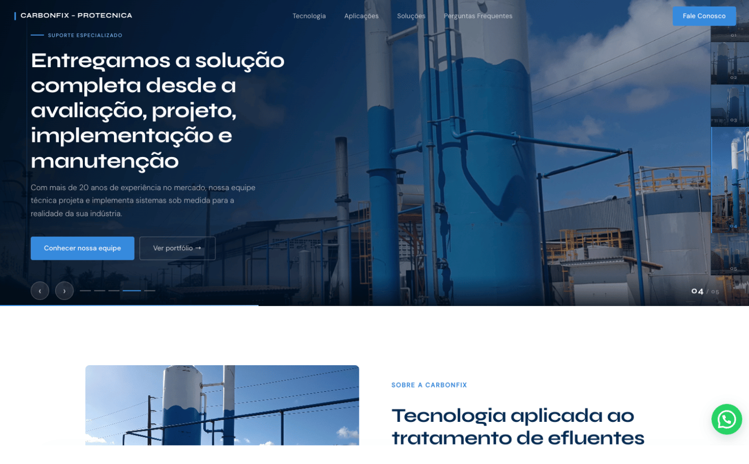Site da Carbonfix