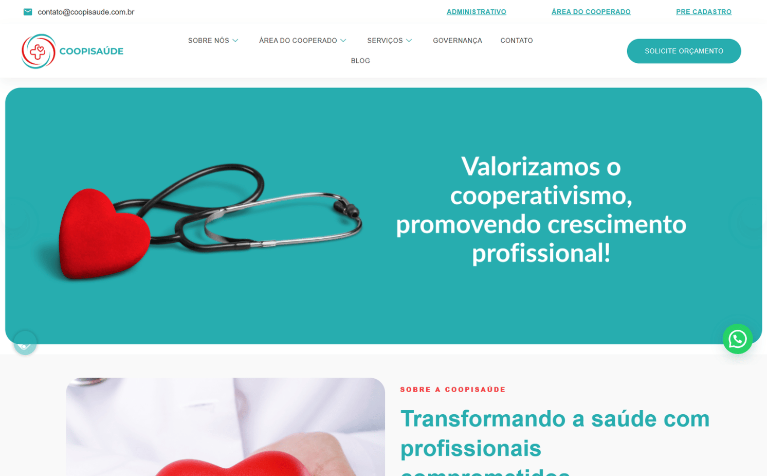 Site da Coopisaúde
